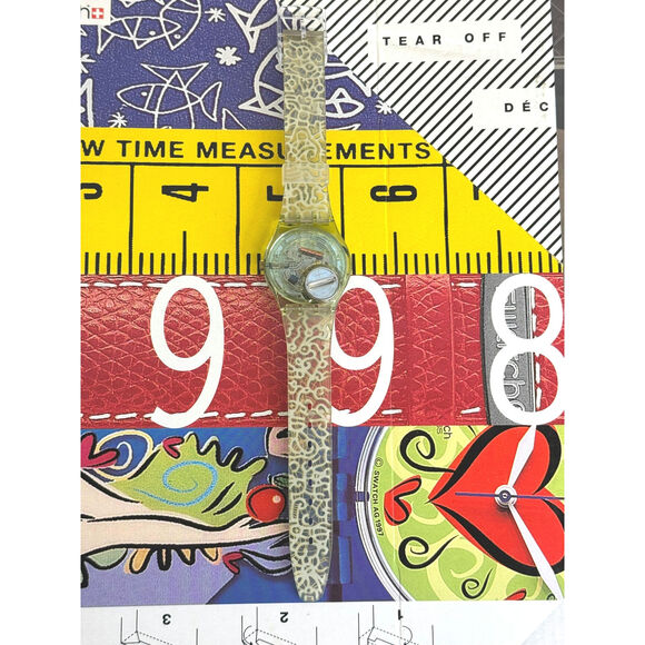 Swatch watch TAI SUN GG133 1995 Standard Gents New Old Stock - Picture 5 of 6